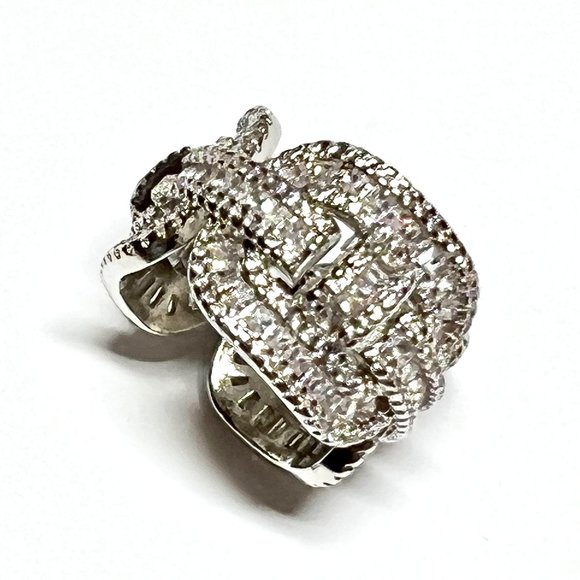 New Hip Hop Chain Zircon Ring - Picture 2 of 7
